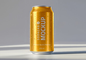 Aluminum Soda Can Mockup