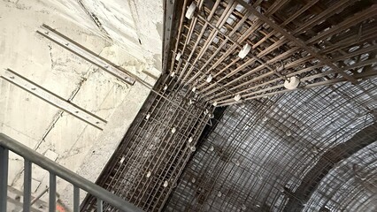 building site of prague new metro line D