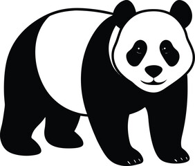 panda bear with bamboo ©  anjalistudio