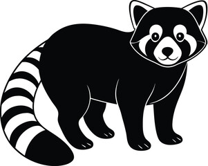 vector illustration of a panda