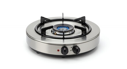 Round stainless steel gas stove