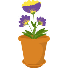 Naklejka premium Spring Flower Illustration