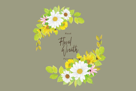 watercolor CHRYSANTHEMUM card set