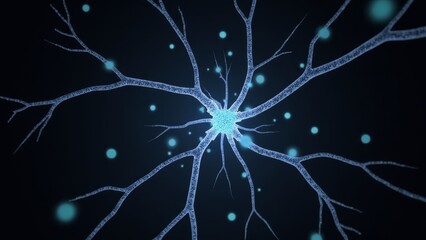 Dynamic schematic diagram of neurons