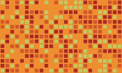 Abstract autumnal mosaic pattern.  Warm, earthy tones create a vibrant, textured background perfect for website banners, presentations, or textile designs.