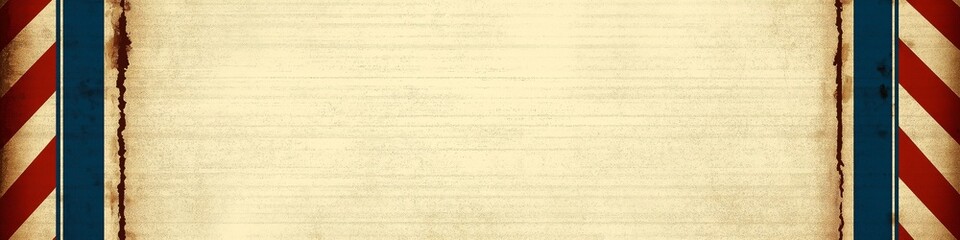 Fototapeta premium Vintage american flag background providing copy space. Empty vintage circus frame or poster