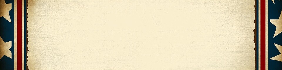 Vintage american flag background providing copy space. Empty vintage circus frame or poster