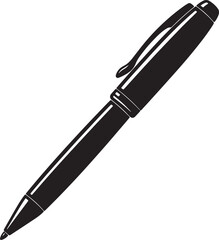 Pen Silhouette Vector Illustration