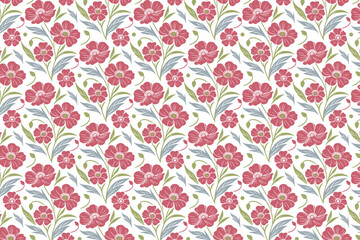 seamless wrapping paper fashion print.pillow cover textile table top modern.sketch one line stylish design fabric.hand drawn floral nature minimalism texture.trendy flower pattern

