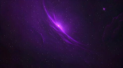 Obraz premium Glowing purple energy streaks abstract background cosmic design