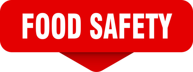 food safety sticker. food safety sign on transparent background