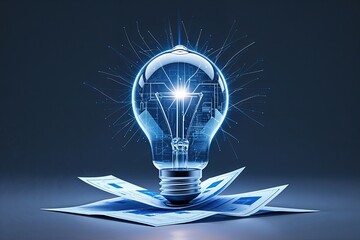 Blueprints Emerging from a Lightbulb: A Visual Representation of Transformation into Actionable Business Plans