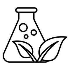Environmental Research Outline Icon