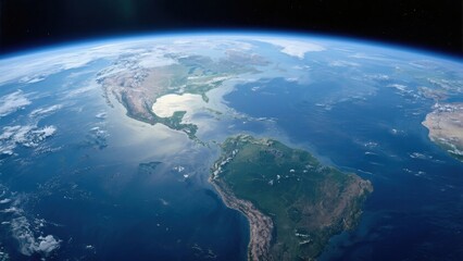 planet earth in space