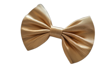 Golden bow, smooth texture