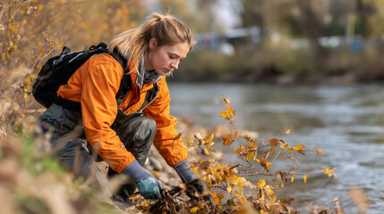 Autumn River Cleanup: Volunteer Adventure in Outdoor Conservation and Responsible Living