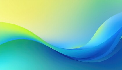  abstract blue green wave gradient with smooth color transition and fluid motion for web design, digital branding, wallpaper, or modern print media background