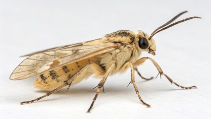 European Corn Borer on studio background