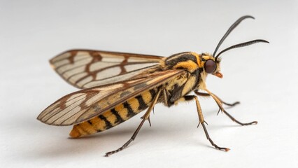 European Corn Borer on studio background