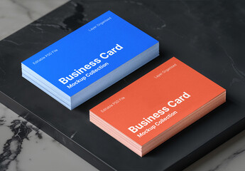 Modern Business Card Mockup Pack