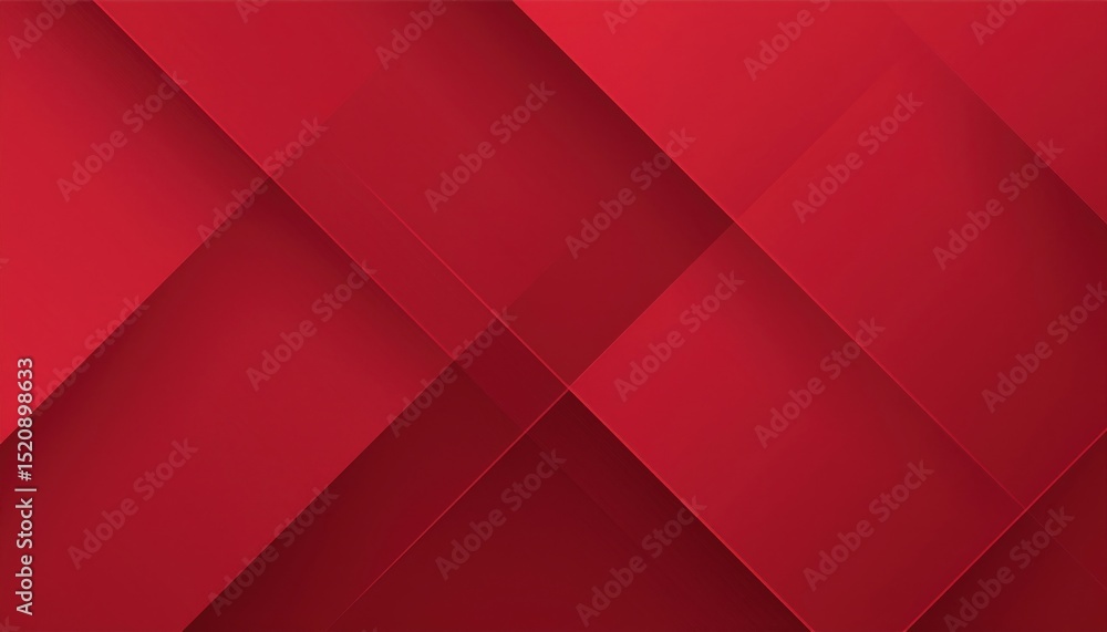 Poster diagonal red gradient layers with paper cut texture for bold web design, modern print background, di