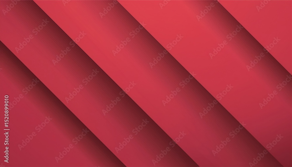 Poster diagonal red gradient layers with paper cut texture for bold web design, modern print background, di