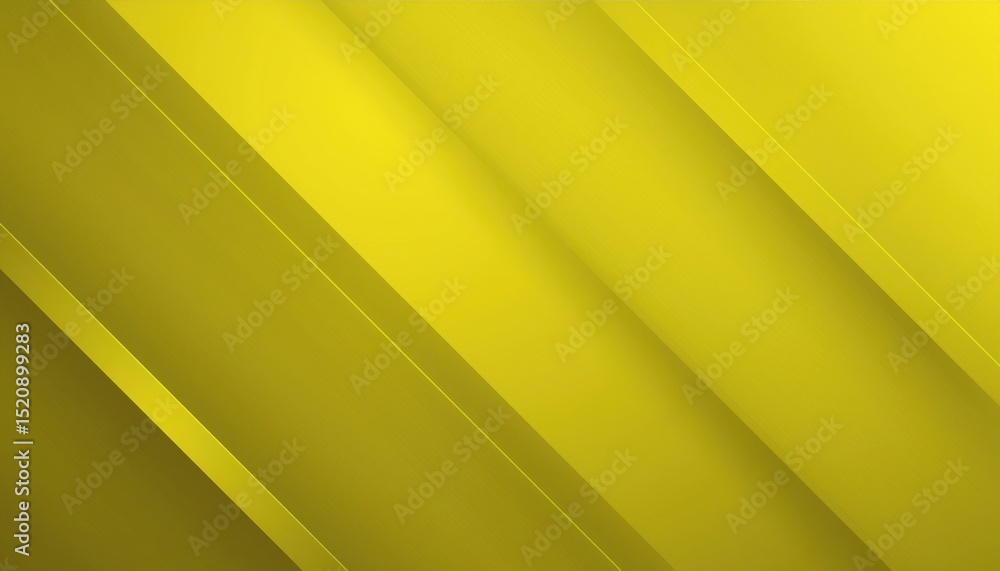 Aufkleber  diagonal yellow metallic layers abstract background for web design, branding, and print media with modern geometric texture and industrial shine effect