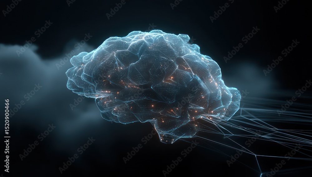 Poster cloud-based ai systems for predictive analytics, enhancing business insights and performance.