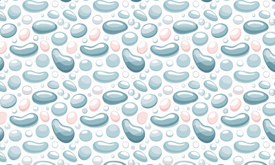 Clean & Soft: Modern Glossy Shapes on White Background