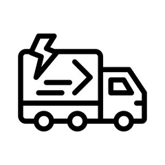 express delivery line icon