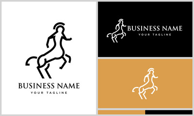 Centaur Logo Design Variations. (3)