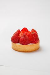 Delicious and sweet pastries with berries