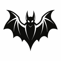 black and white bat