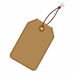 blank price tag