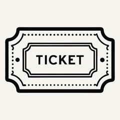vector cinema ticket