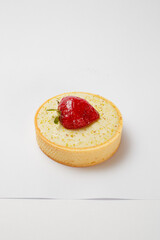 Delicious and sweet pastries with berries