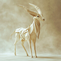 paper antelope sideview