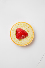 Delicious and sweet pastries with berries