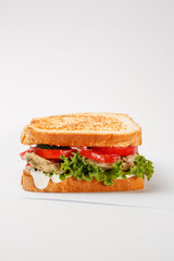A fresh and delicious appetizer with sauce