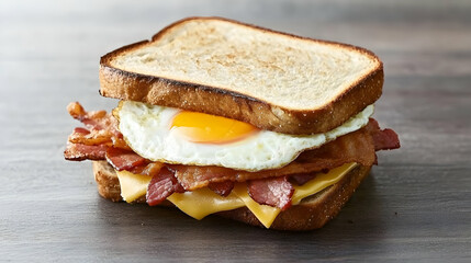 Delicious Bacon Egg And Cheese Breakfast Sandwich