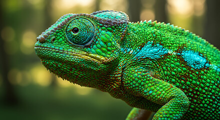 Obraz premium chameleon