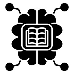 Machine Learning Glyph Icon