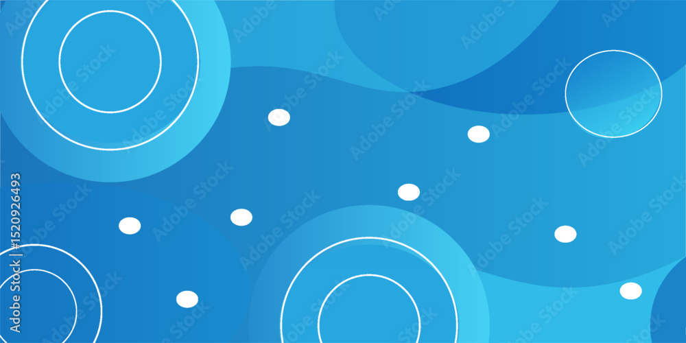 Poster abstract blue background. dynamic shapes composition. eps10 vector