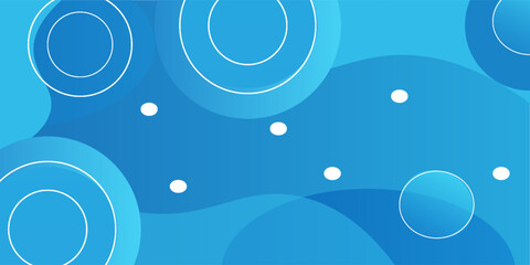 Abstract blue background. Dynamic shapes composition. Eps10 vector