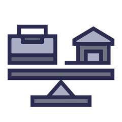 Work-Life Balance Icon