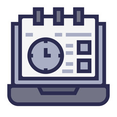 Online Scheduling Icon
