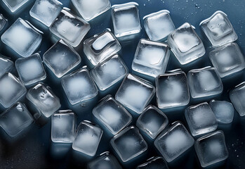 ice cubes background