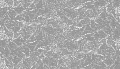 Distressed Dusty Gray Torn Paper Texture Overlay with Crumpled and Grainy Aged Surface for Creative Project