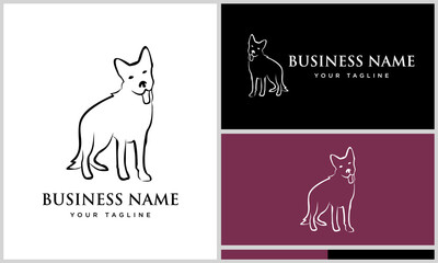 Obraz premium Dog Logo Design Variations. (18)