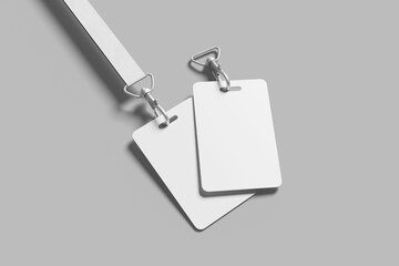 Vertical ID Card Mockup Design for showcasing your design to clients
